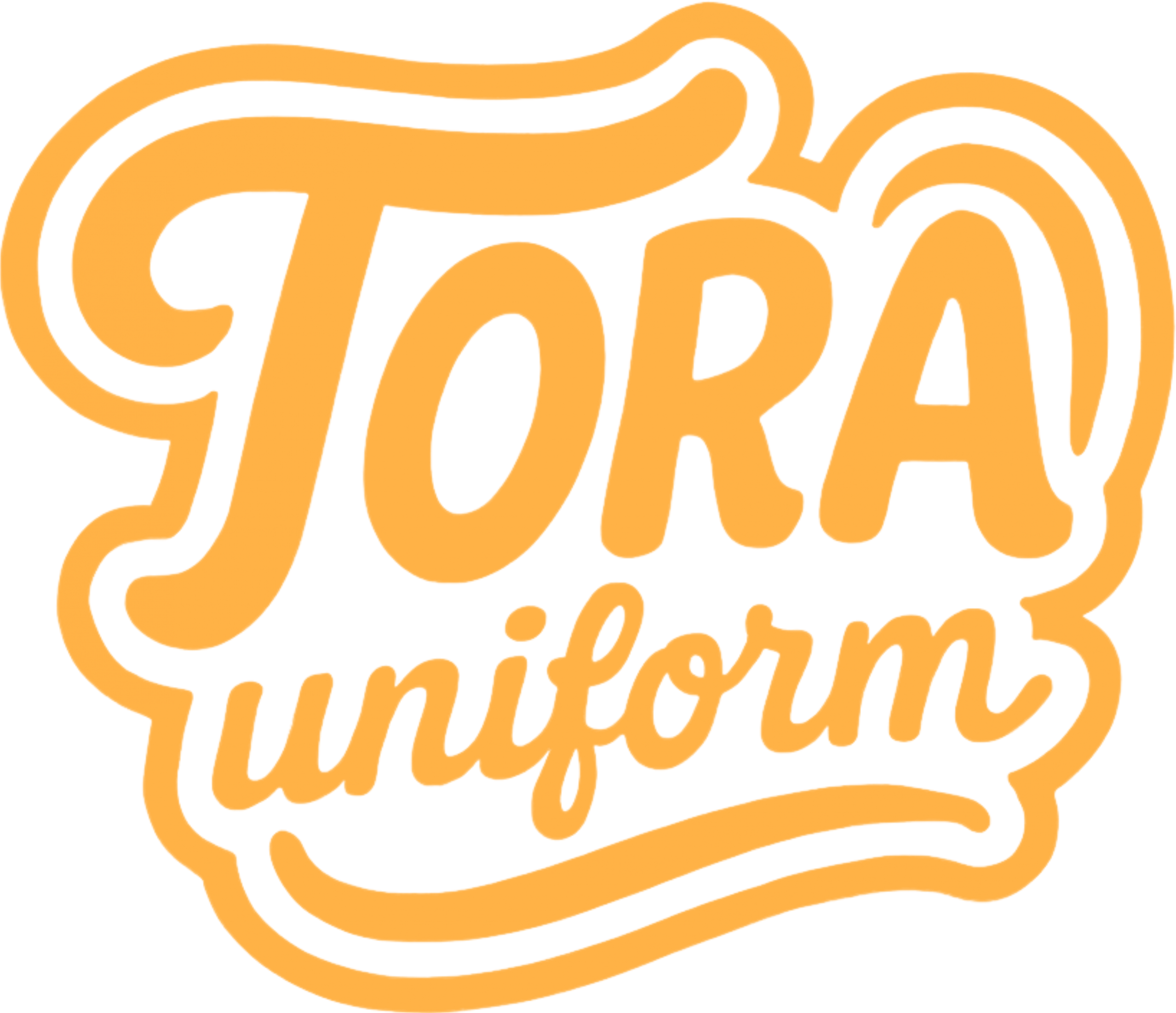 logo đồng phục TORA màu cam