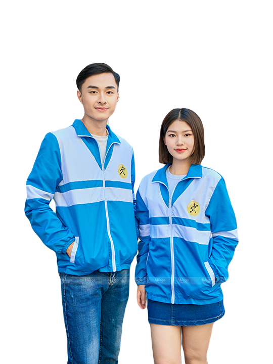 Áo khoác đồng phục công ty thiết kế theo yêu cầu mẫu 03