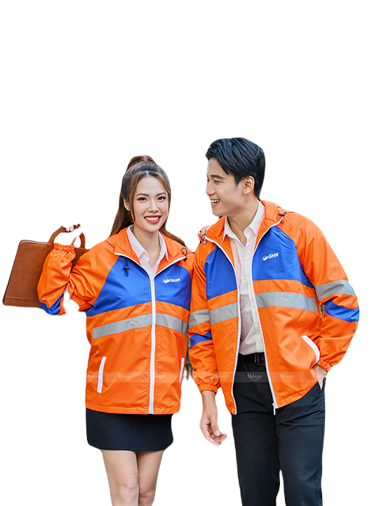 Áo khoác đồng phục công ty thiết kế theo yêu cầu mẫu 08