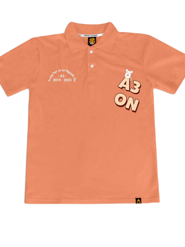 Áo lớp Polo thiết kế theo mẫu 01
