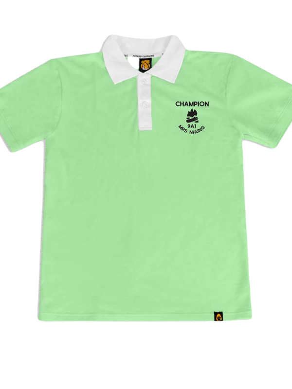 Áo lớp Polo thiết kế theo mẫu 03