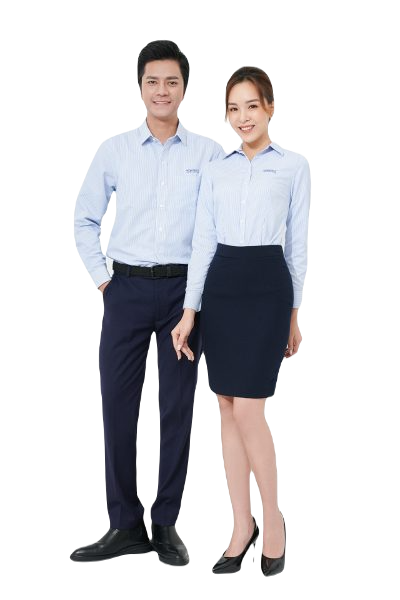 Áo sơ mi công sở đồng phục công ty thiết kế theo yêu cầu mẫu 18
