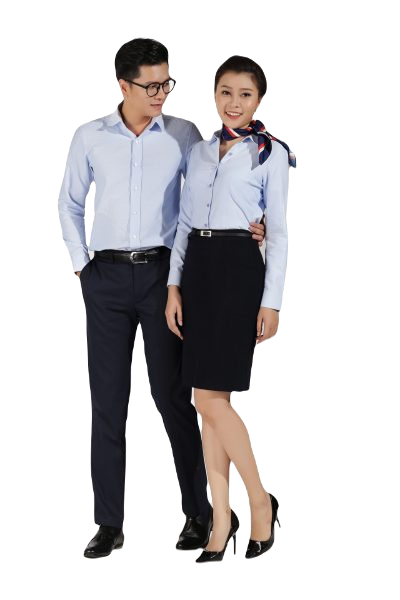 Áo sơ mi công sở đồng phục công ty thiết kế theo yêu cầu mẫu 21