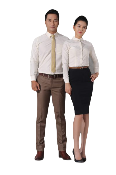 Áo sơ mi công sở đồng phục công ty thiết kế theo yêu cầu mẫu 23