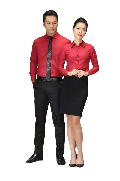Áo sơ mi công sở đồng phục công ty thiết kế theo yêu cầu mẫu 27