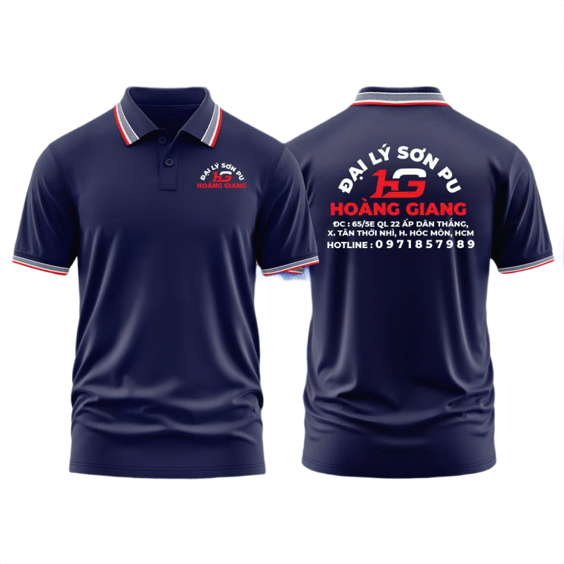 Áo thun đồng phục Polo Đại Lý Sơn PU Hoàng Giang