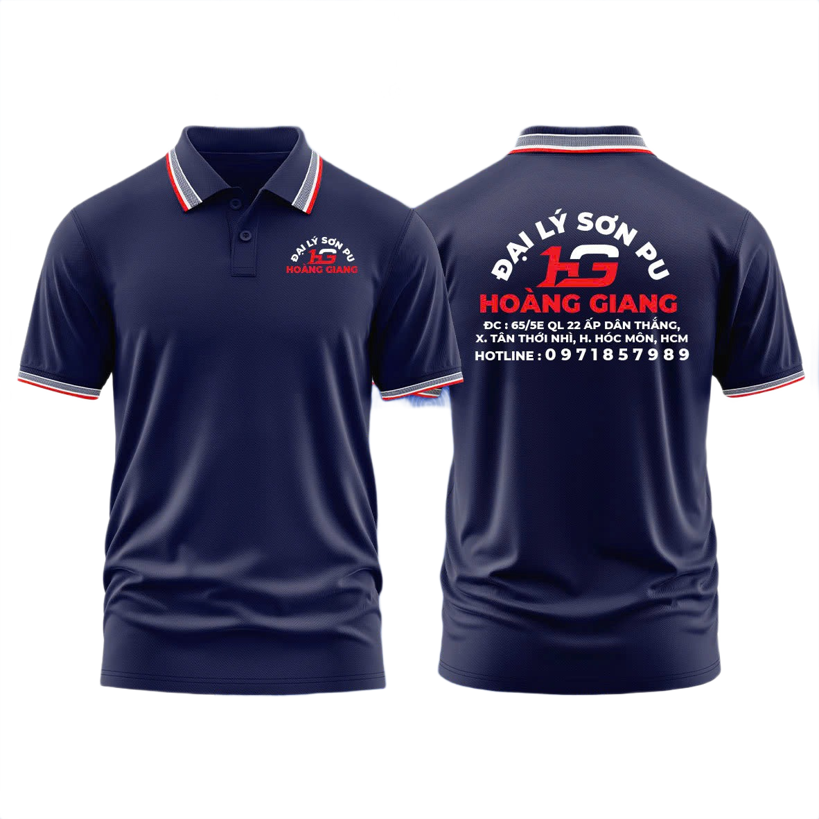 Áo thun đồng phục Polo Đại Lý Sơn PU Hoàng Giang