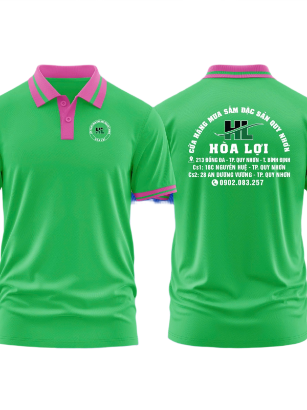 Áo thun đồng phục Polo Cửa Hàng Đặc Sản Quy Nhơn Hoà Lợi