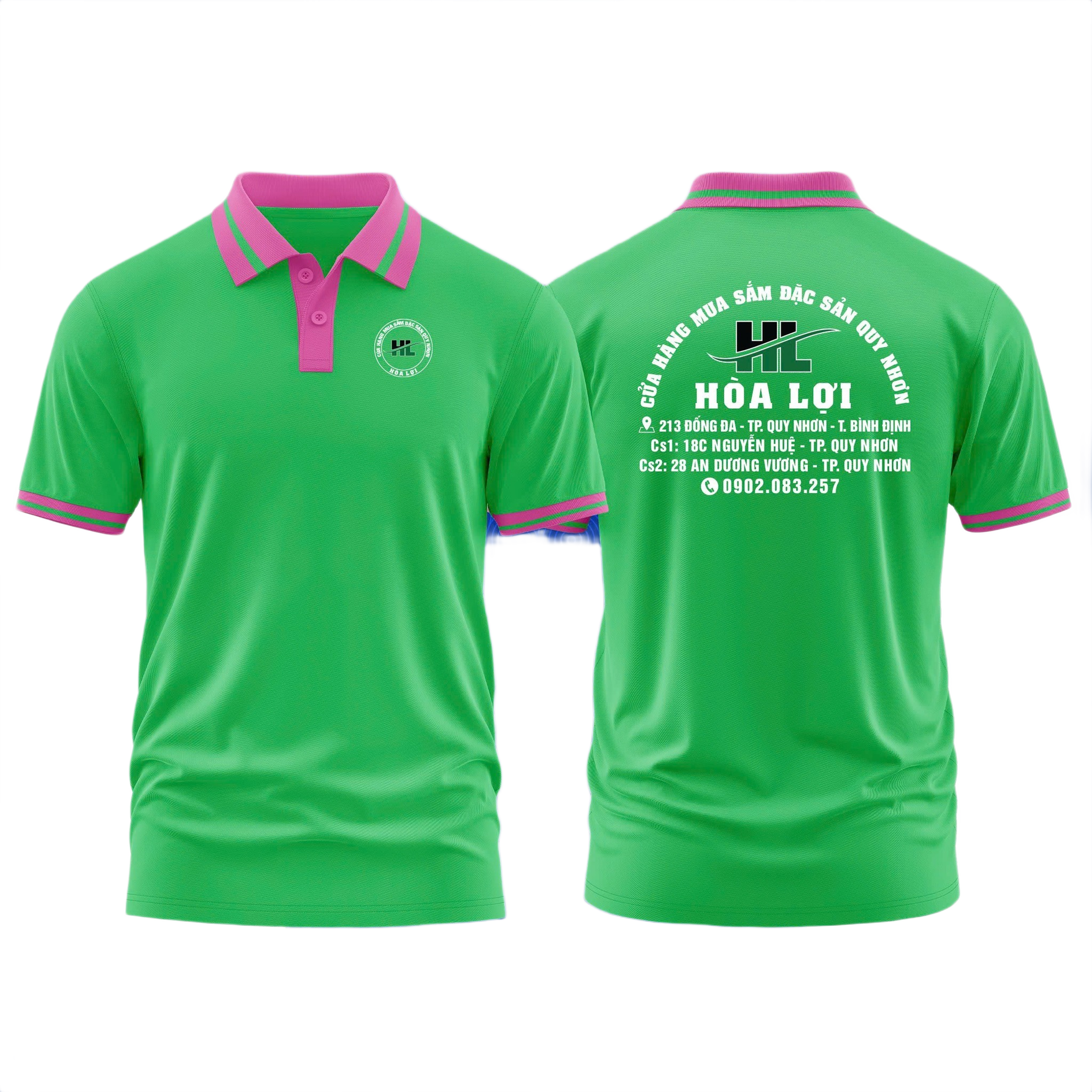Áo thun đồng phục Polo Cửa Hàng Đặc Sản Quy Nhơn Hoà Lợi