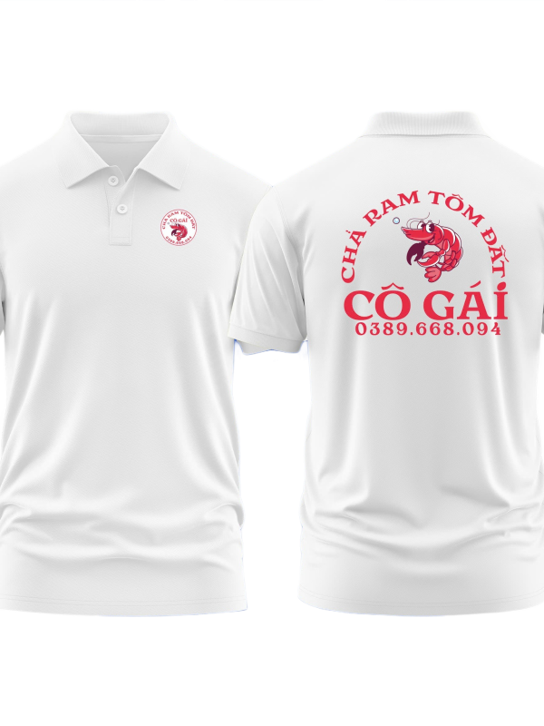 Áo thun đồng phục Polo Chả Ram Tôm Đất Cô Gái