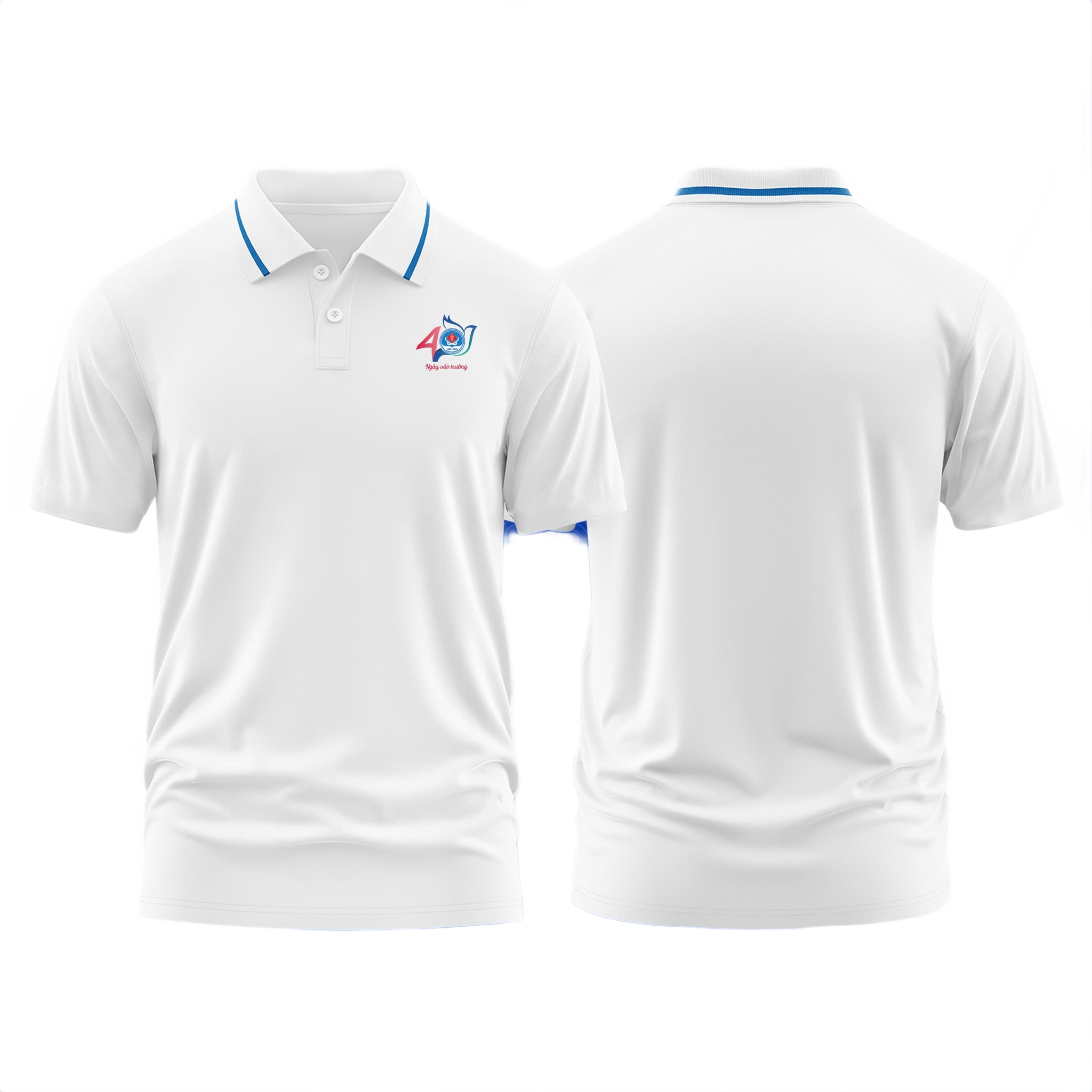 Áo thun đồng phục Polo Kỷ Niệm 40 Năm Họp Lớp Về Trường