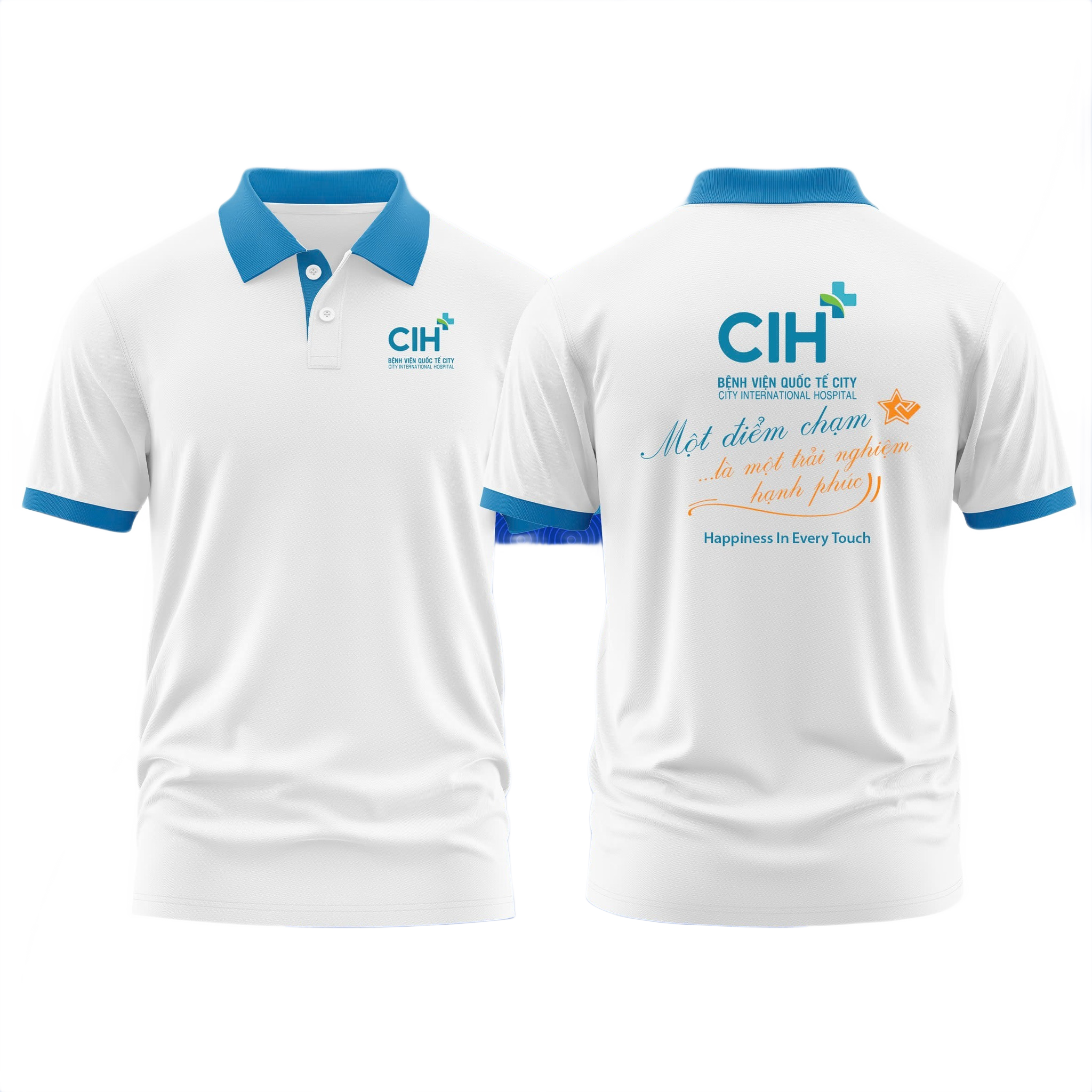 Áo thun đồng phục Polo Bệnh Viện Quốc Tế CIH