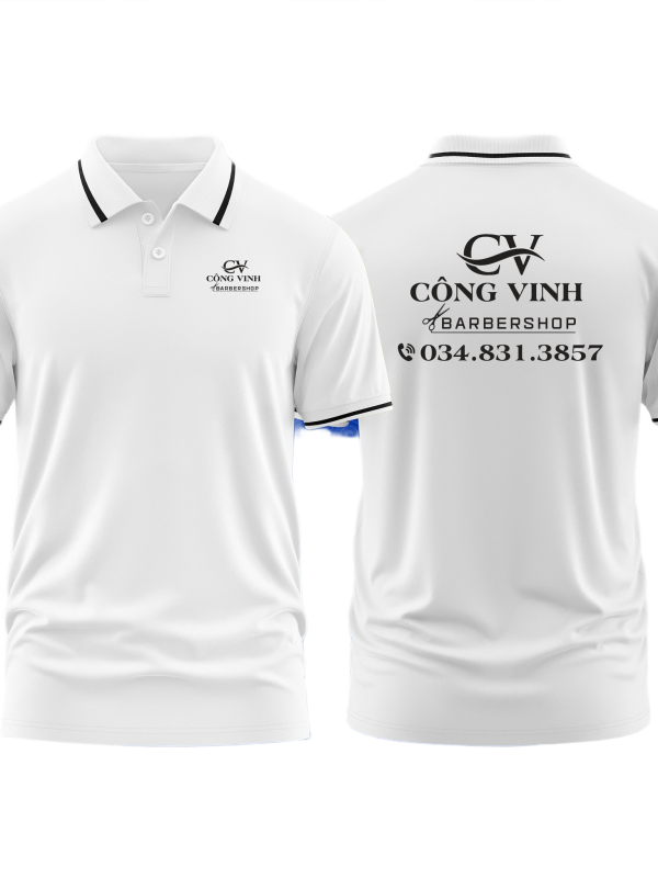 Áo thun đồng phục Polo Barber Shop Công Vinh