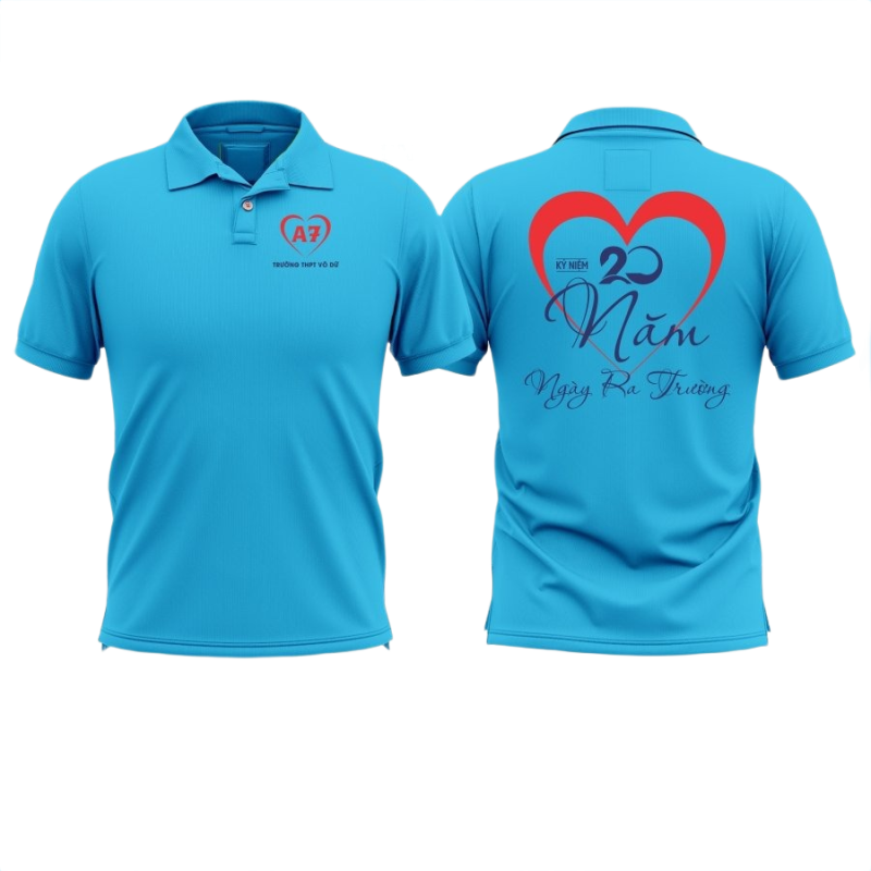 Áo thun đồng phục Polo Họp Lớp 25 Năm THPT Võ Dữ