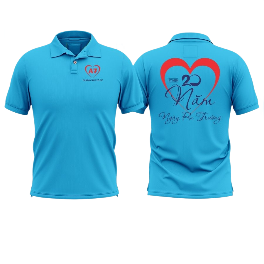 Áo thun đồng phục Polo Họp Lớp 25 Năm THPT Võ Dữ