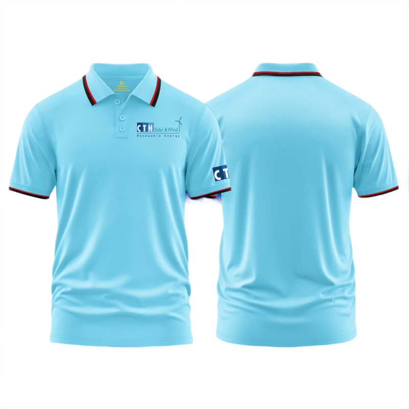 Áo thun đồng phục Polo Năng Lượng Tái Tạo CTH Solar & Wind
