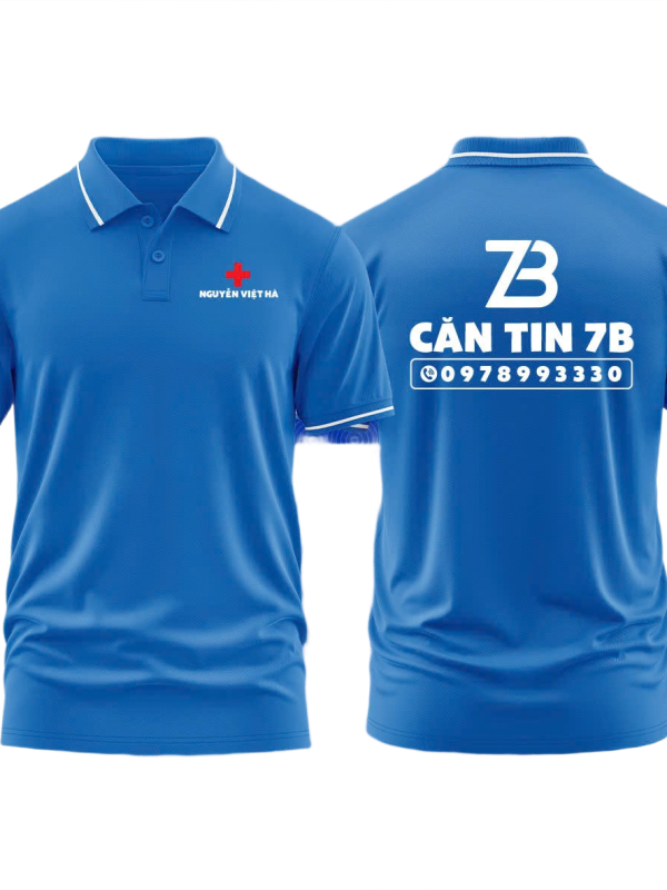 Áo thun đồng phục Polo Căn Tin 7B