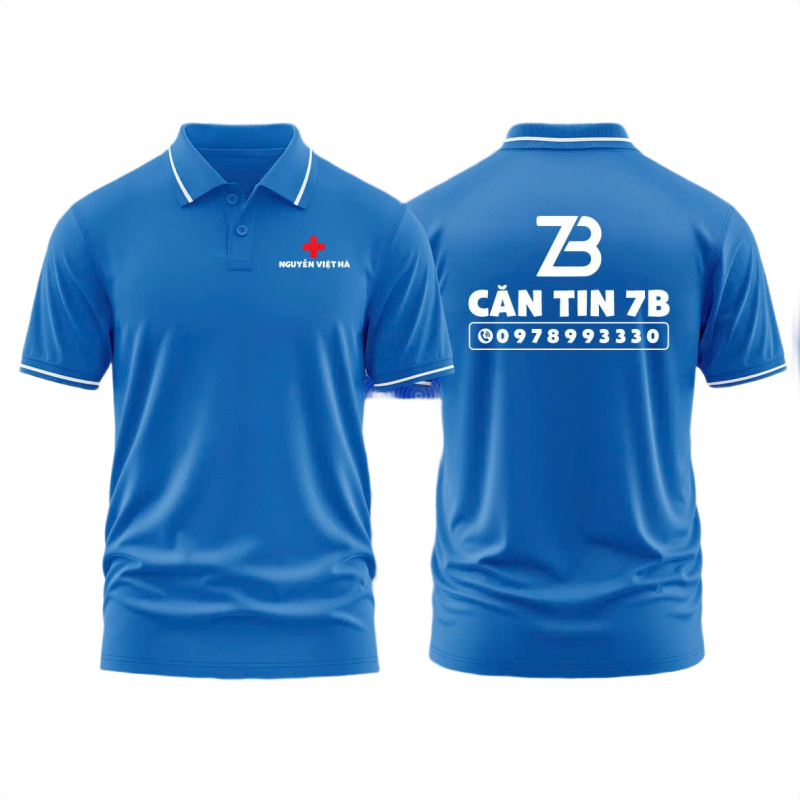Áo thun đồng phục Polo Căn Tin 7B
