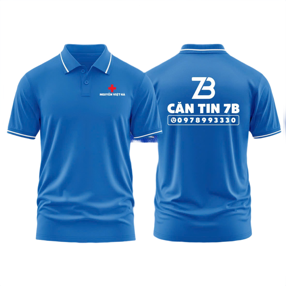 Áo thun đồng phục Polo Căn Tin 7B