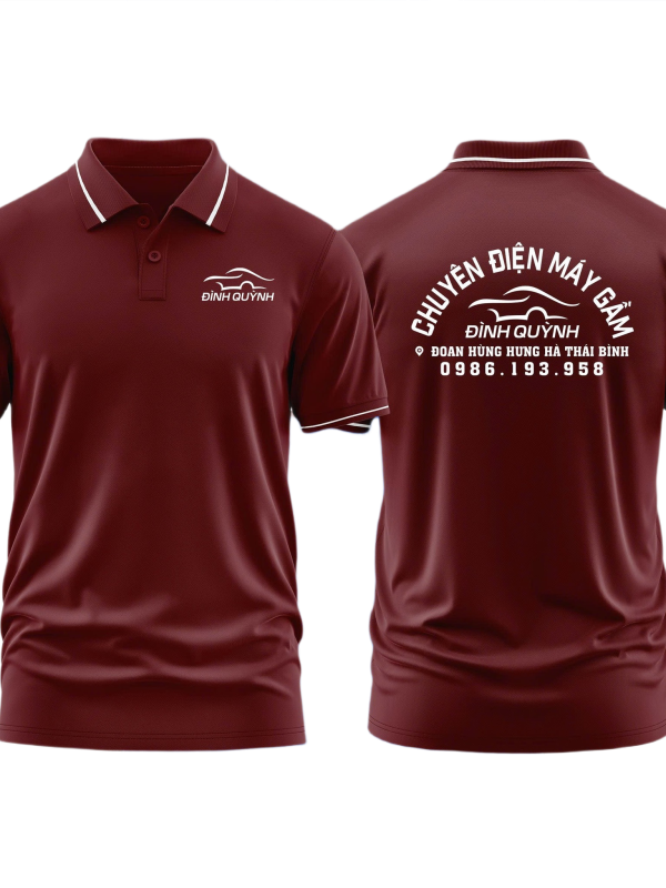 Áo thun đồng phục Polo Chuyên Điện Máy Gầm Đình Quỳnh