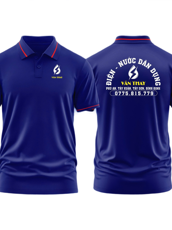 Áo thun đồng phục Polo Cửa Hàng Điện Nước Dân Dụng Văn Thay