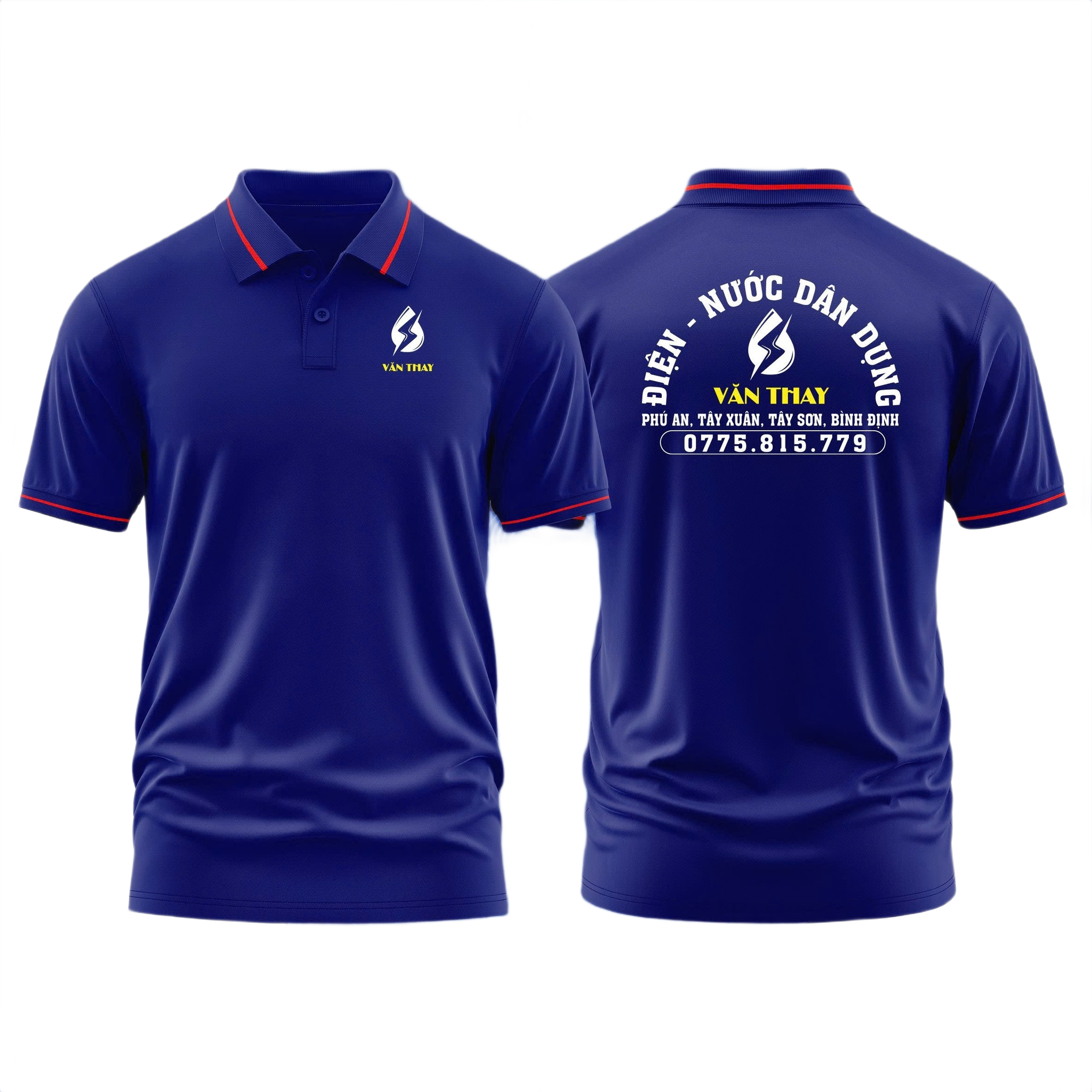 Áo thun đồng phục Polo Cửa Hàng Điện Nước Dân Dụng Văn Thay