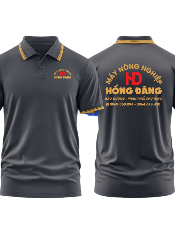 Áo thun đồng phục Polo Máy Nông Nghiệp Hồng Đăng
