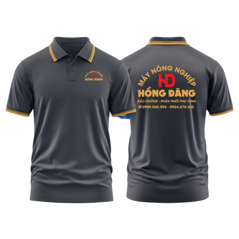 Áo thun đồng phục Polo Máy Nông Nghiệp Hồng Đăng