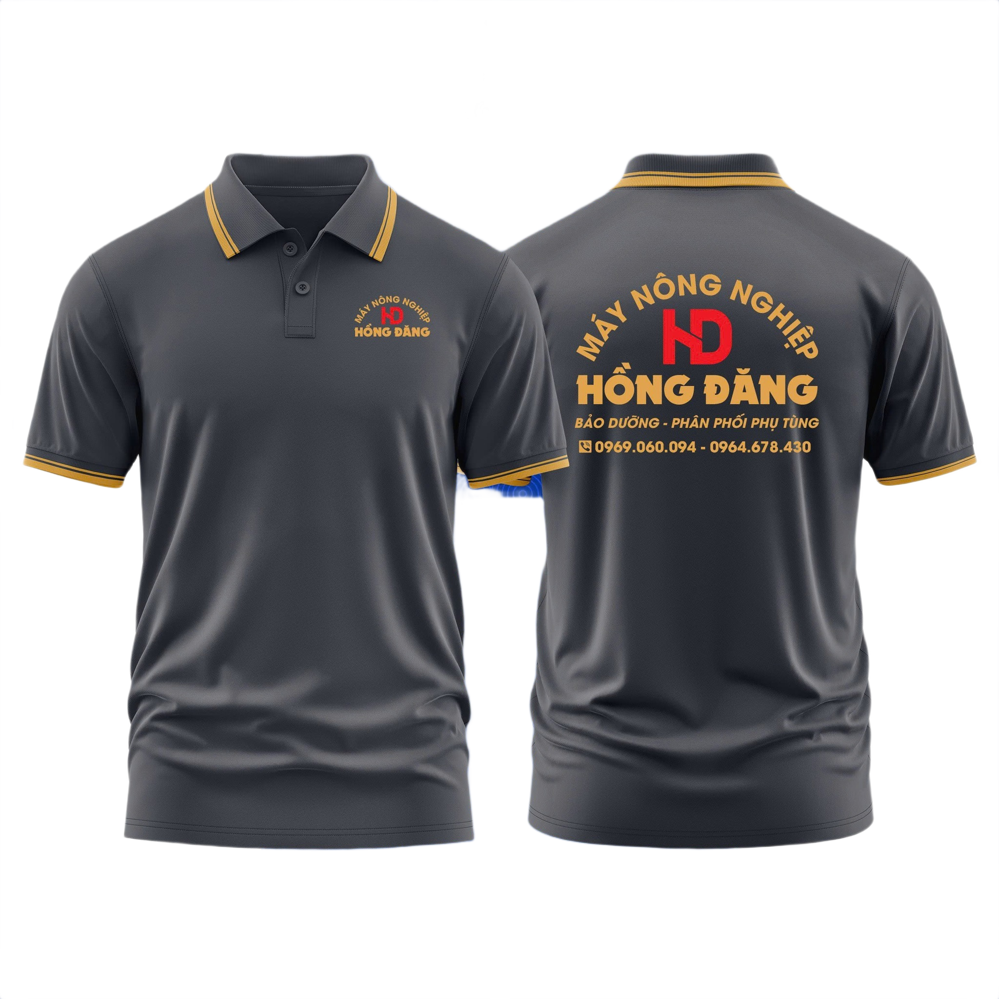 Áo thun đồng phục Polo Máy Nông Nghiệp Hồng Đăng