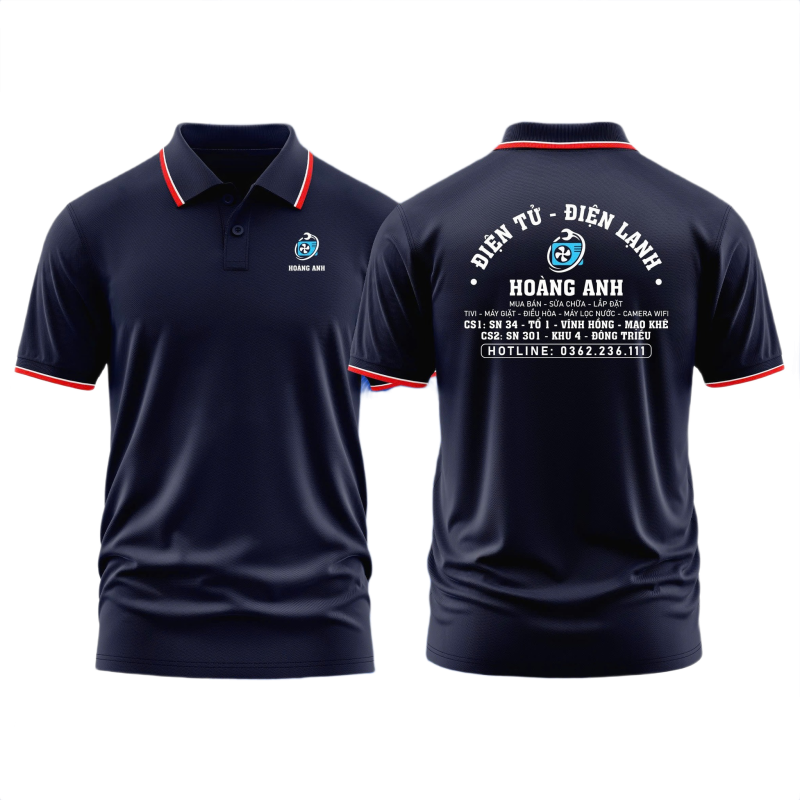 Áo thun đồng phục Polo Điện Tử Điện Lạnh Hoàng Anh