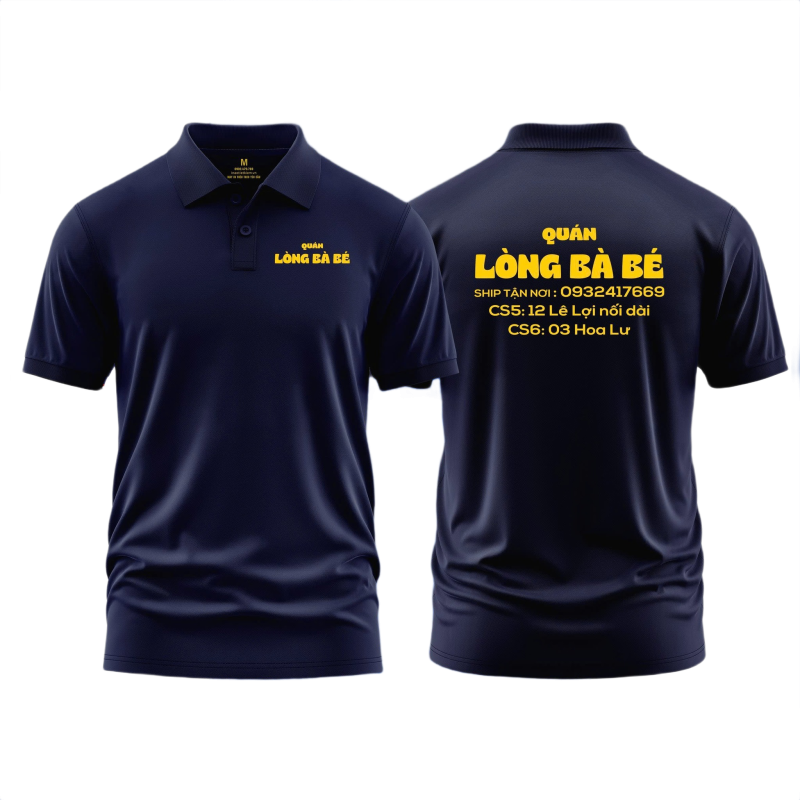 Áo thun đồng phục Polo Quán Lòng Bà Bé