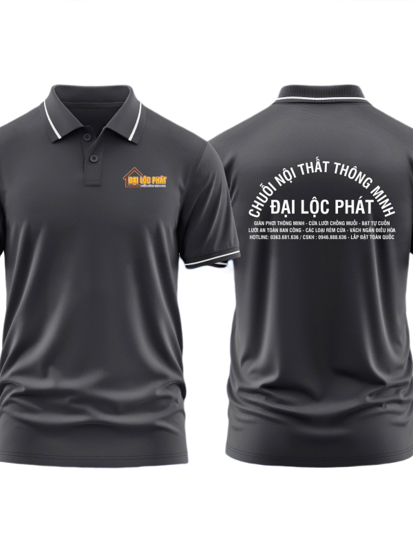 Áo thun đồng phục Polo Chuỗi Nội Thất Thông Minh Đại Lộc Phát