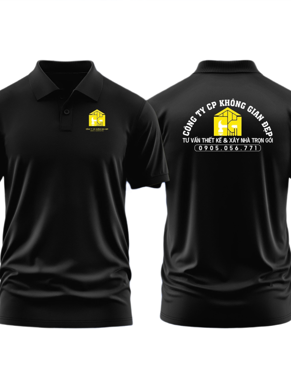 Áo thun đồng phục Polo công ty Cổ̉ Phần Không Gian Đẹp