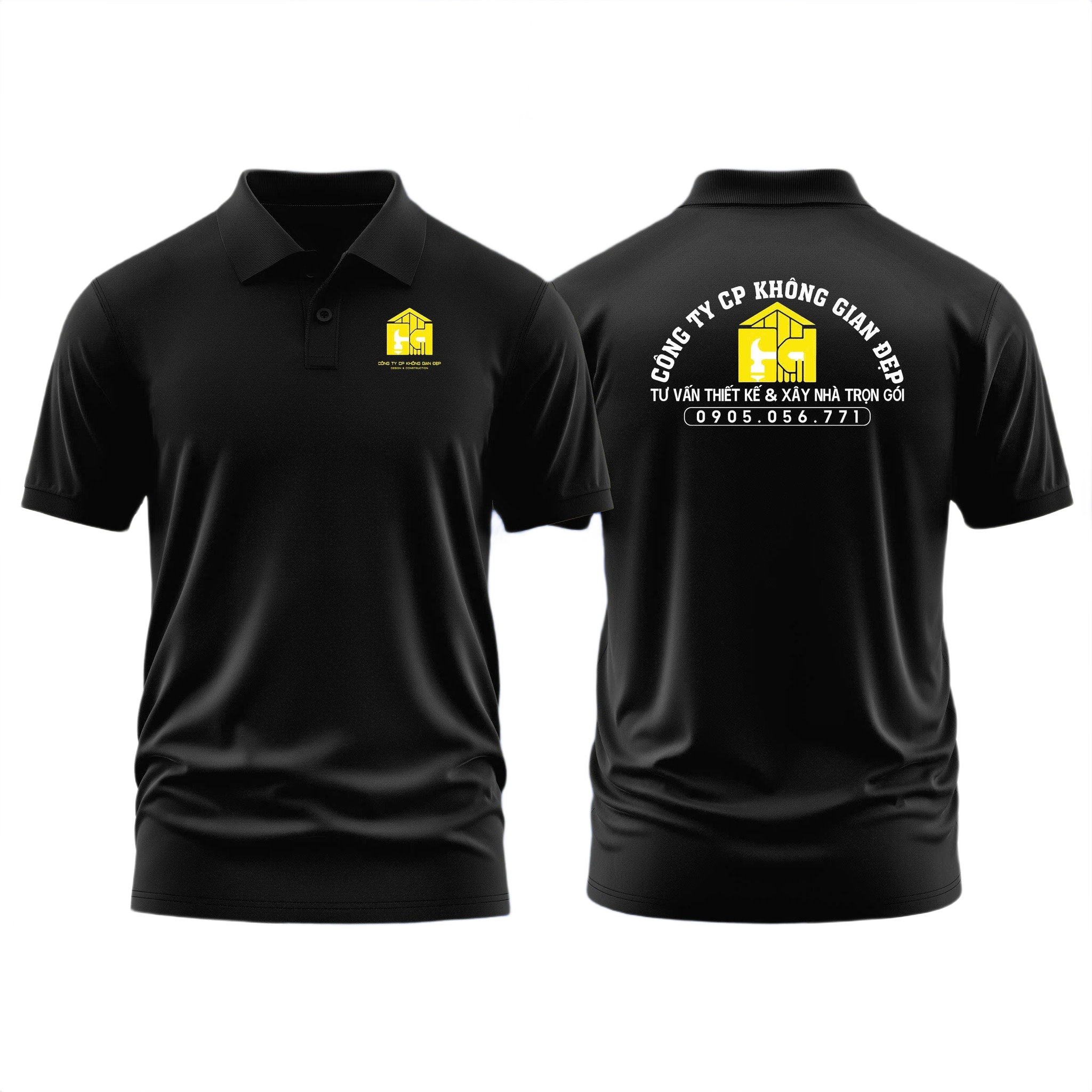 Áo thun đồng phục Polo công ty Cổ̉ Phần Không Gian Đẹp