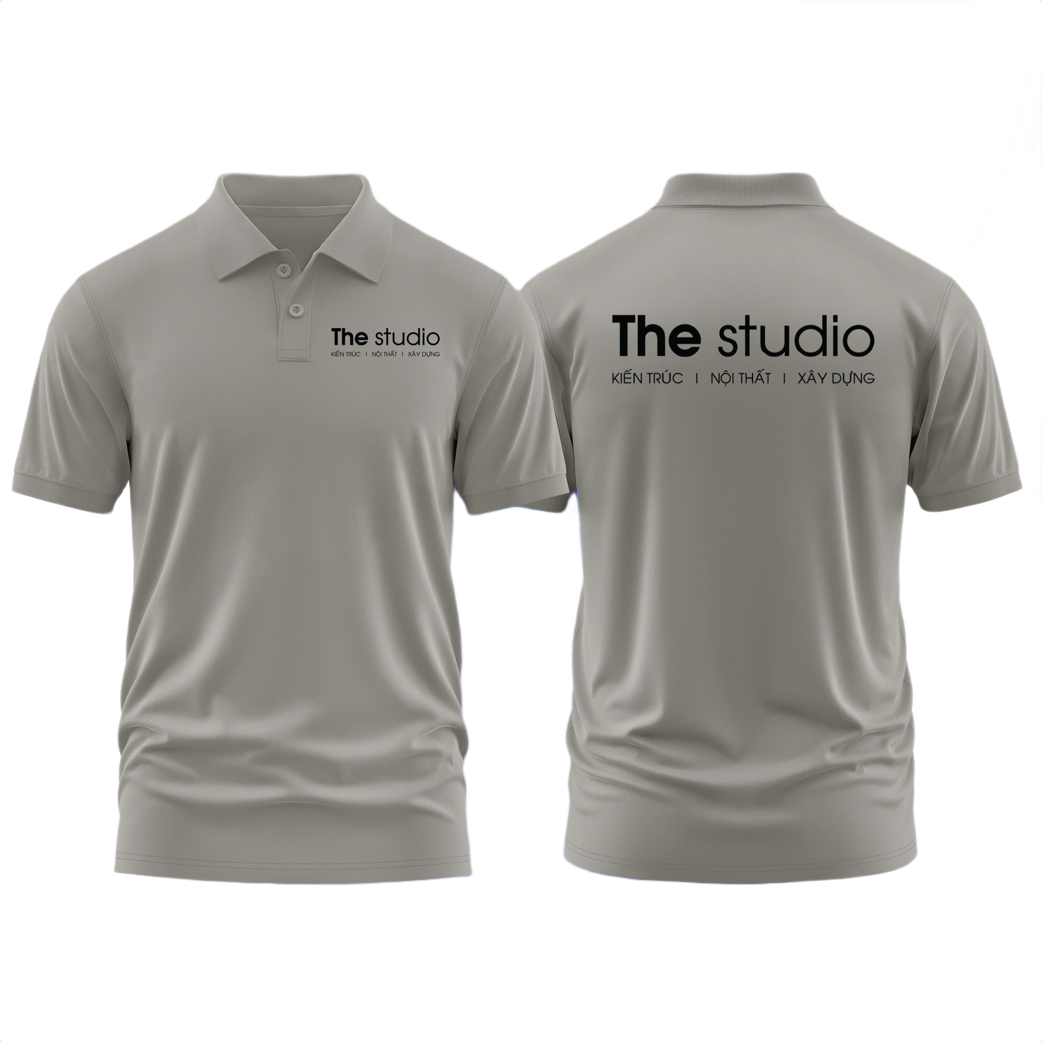 Áo thun đồng phục Polo Kiến Trúc Nội Thất Xây Dựng The Studio