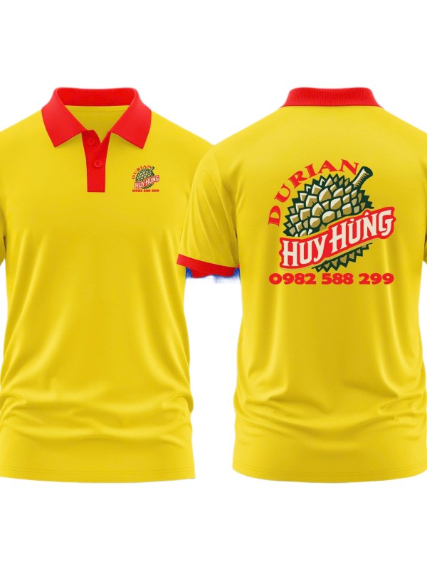 Áo thun đồng phục Polo Vựa Sầu Riêng Huy Hùng