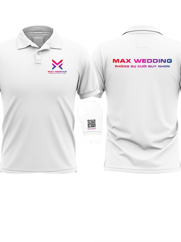 Áo thun đồng phục Polo Phóng Sự cưới Quy Nhơn Max Wedding