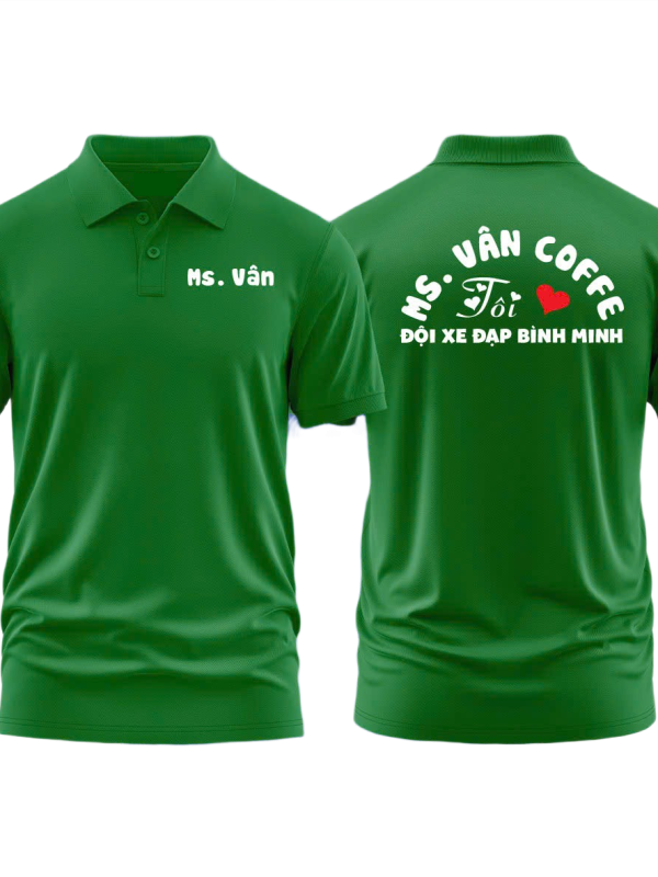 Áo thun đồng phục Polo Ms Vân Coffee