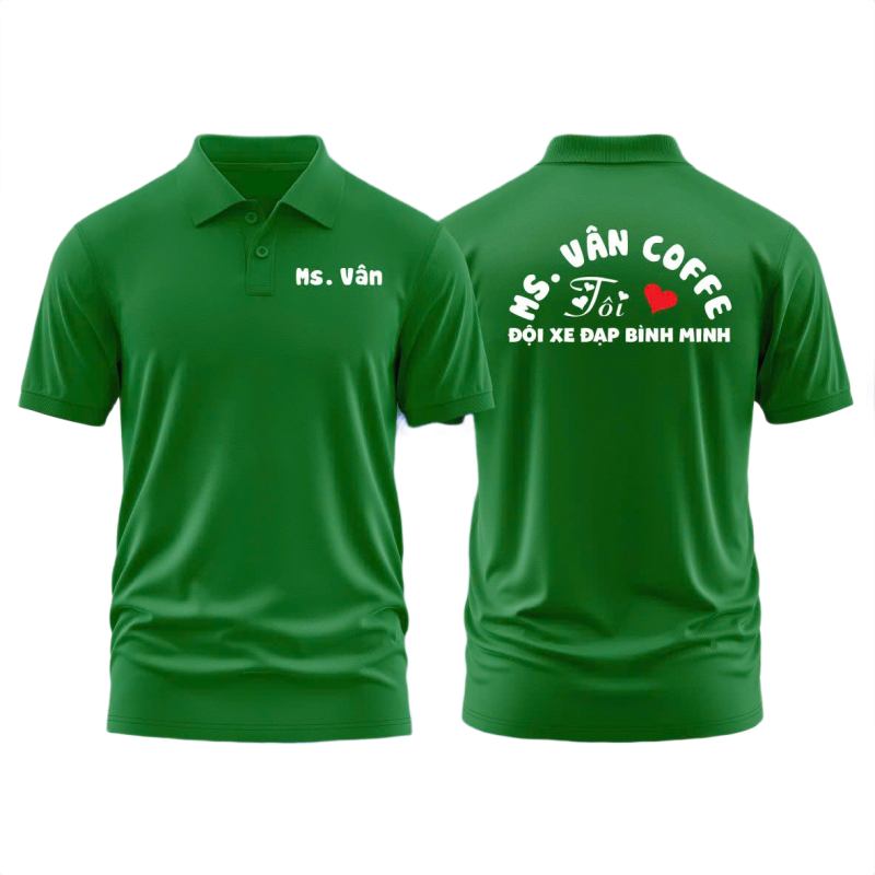 Áo thun đồng phục Polo Ms Vân Coffee