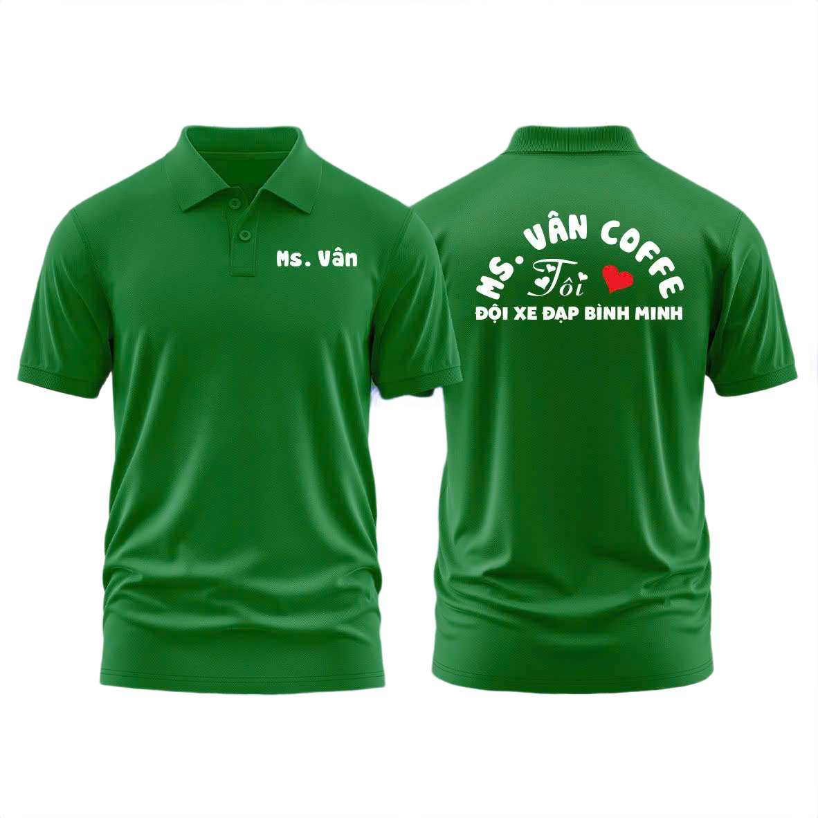 Áo thun đồng phục Polo Ms Vân Coffee