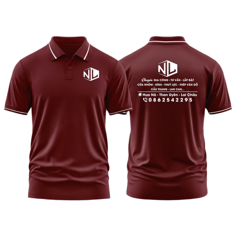 Áo thun đồng phục Polo Nhôm Kính NL