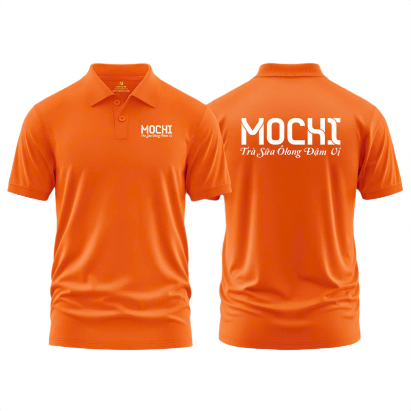 Áo thun đồng phục Polo Trà Sữa Olong Mochi
