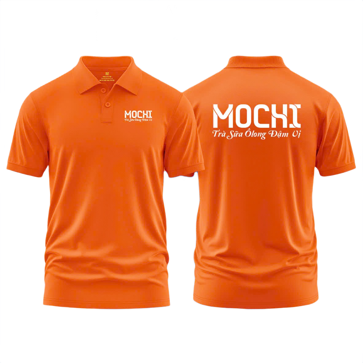 Áo thun đồng phục Polo Trà Sữa Olong Mochi