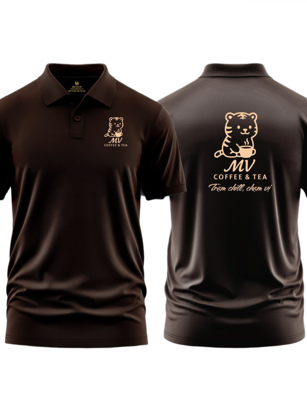 Áo thun đồng phục Polo MV Coffee & Tea
