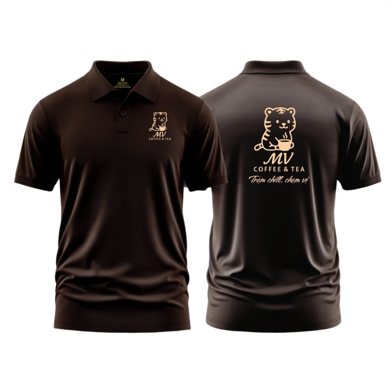 Áo thun đồng phục Polo MV Coffee & Tea