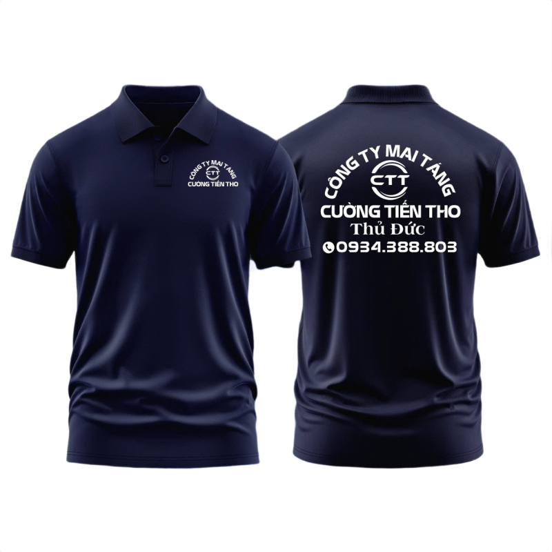 Áo thun đồng phục Polo Công Ty Mai Táng Cường Tiến Tho