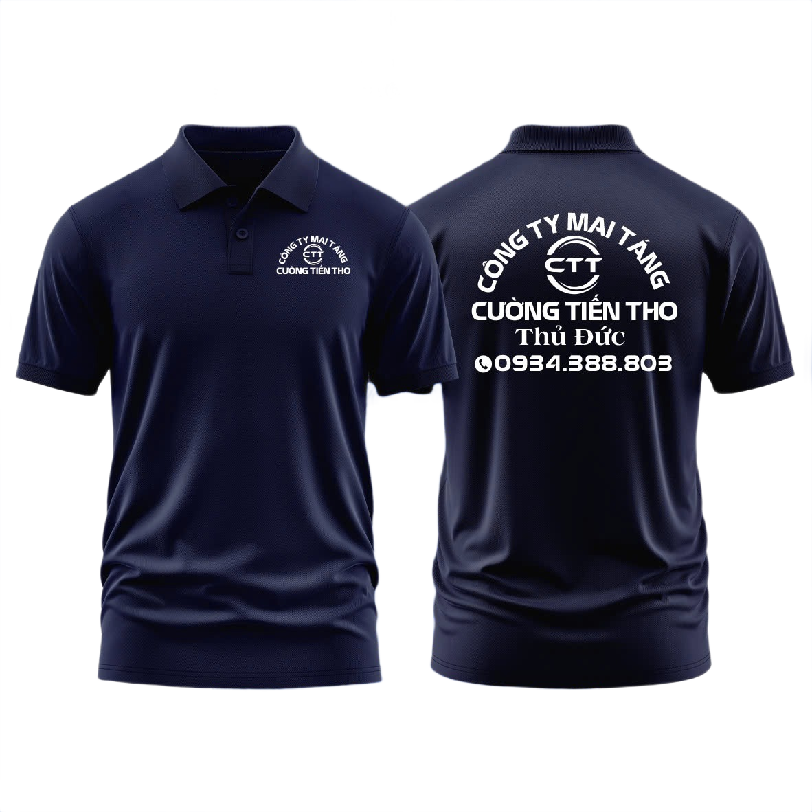 Áo thun đồng phục Polo Công Ty Mai Táng Cường Tiến Tho