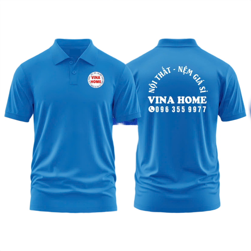 Áo thun đồng phục Polo Nội Thất Nệm Giá Sỉ Vina Home