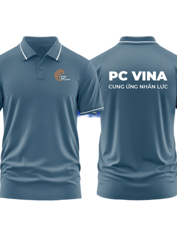 Áo thun đồng phục Polo Cung Ứng Nhân Lực PC Vina