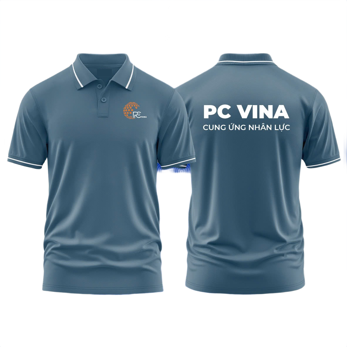 Áo thun đồng phục Polo Cung Ứng Nhân Lực PC Vina